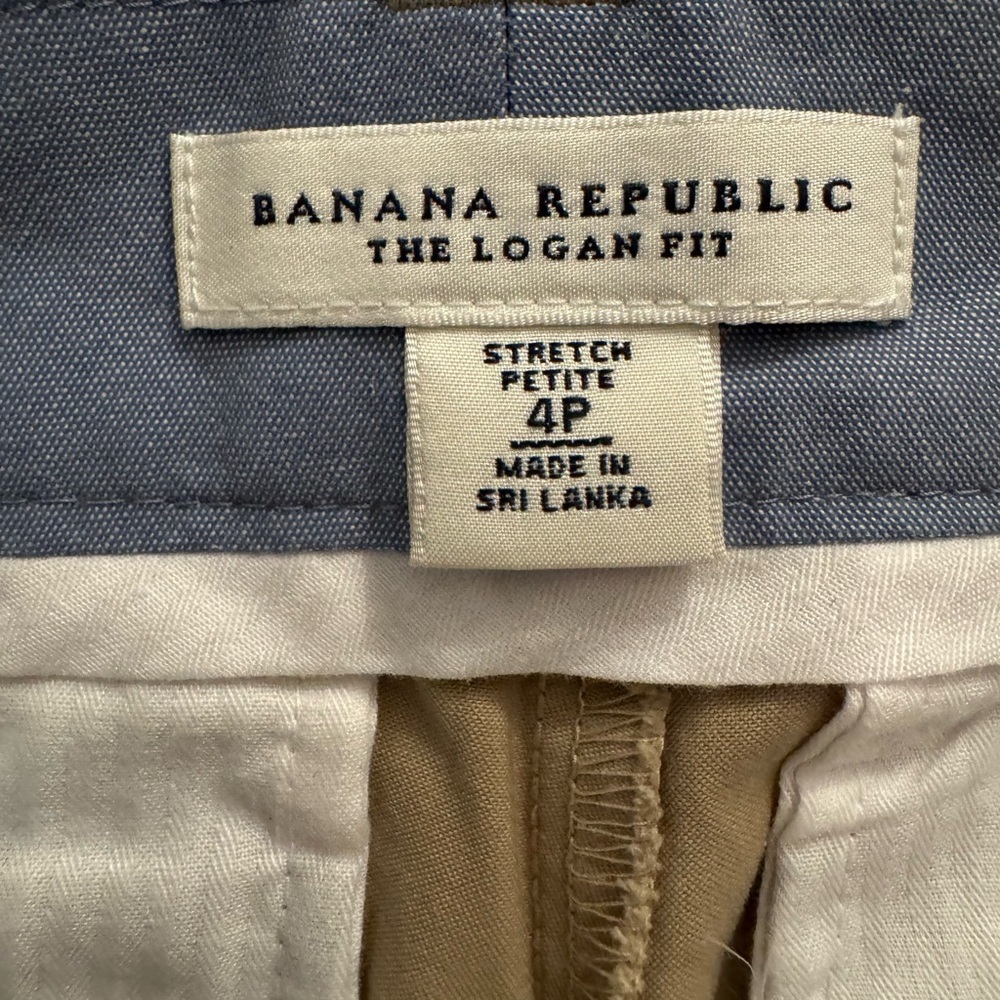 Banana Republic The Logan Fit Trousers in Tan - Picture 4 of 7